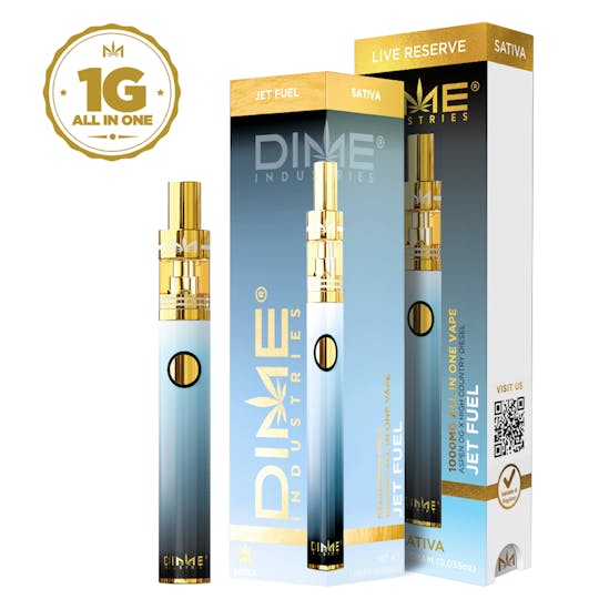 Dime Industries: Jet Fuel Live Reserve 1000mg All in One Device